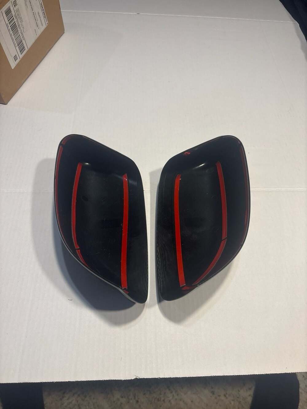 Carbon Fiber Style Side Mirror Cover Caps for BMW F20 F22 F30 F32 F36 E84
